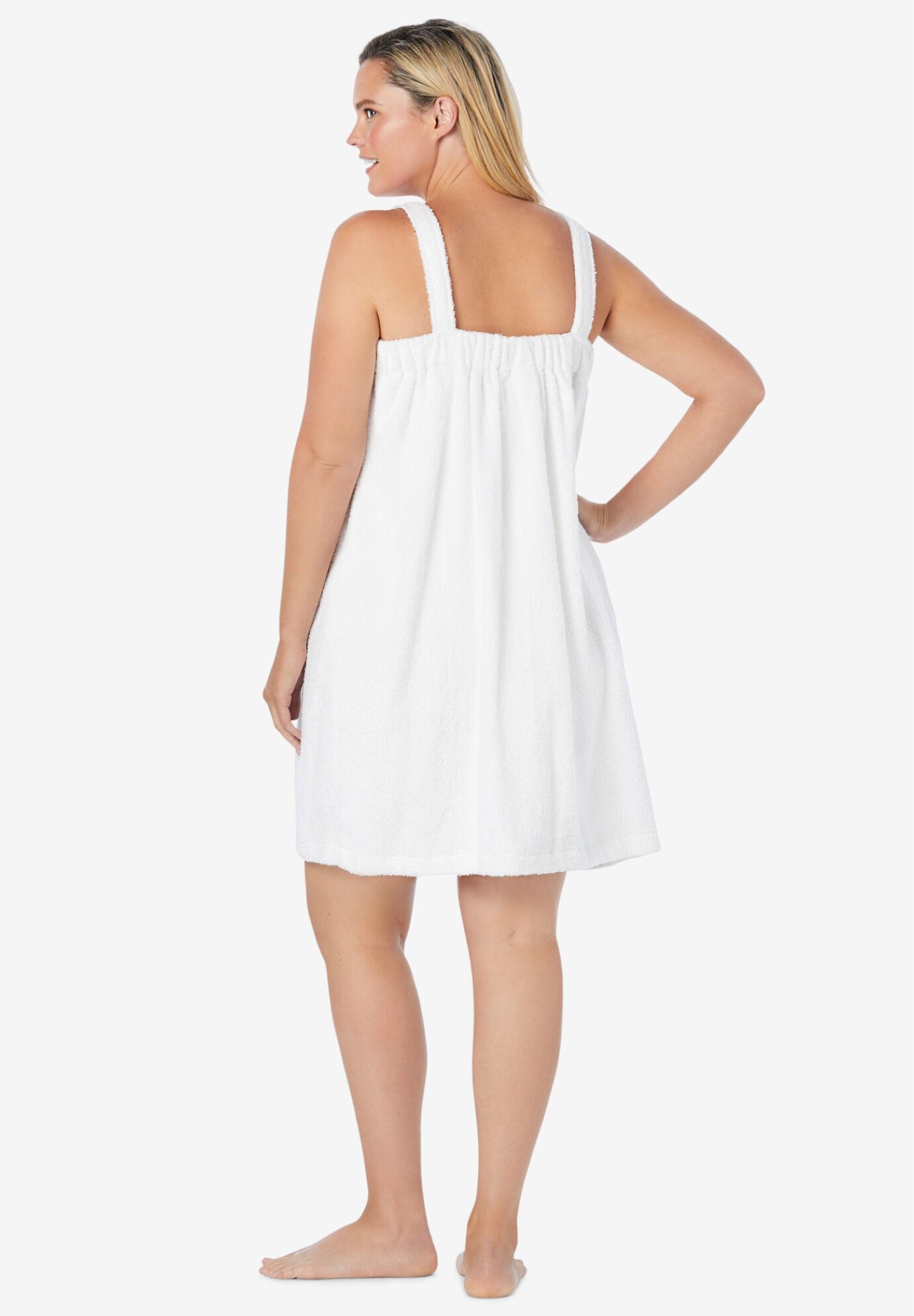 Terry cloth 2025 wrap with straps