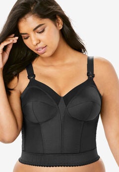 Front-Close Wireless Longline Posture Bra