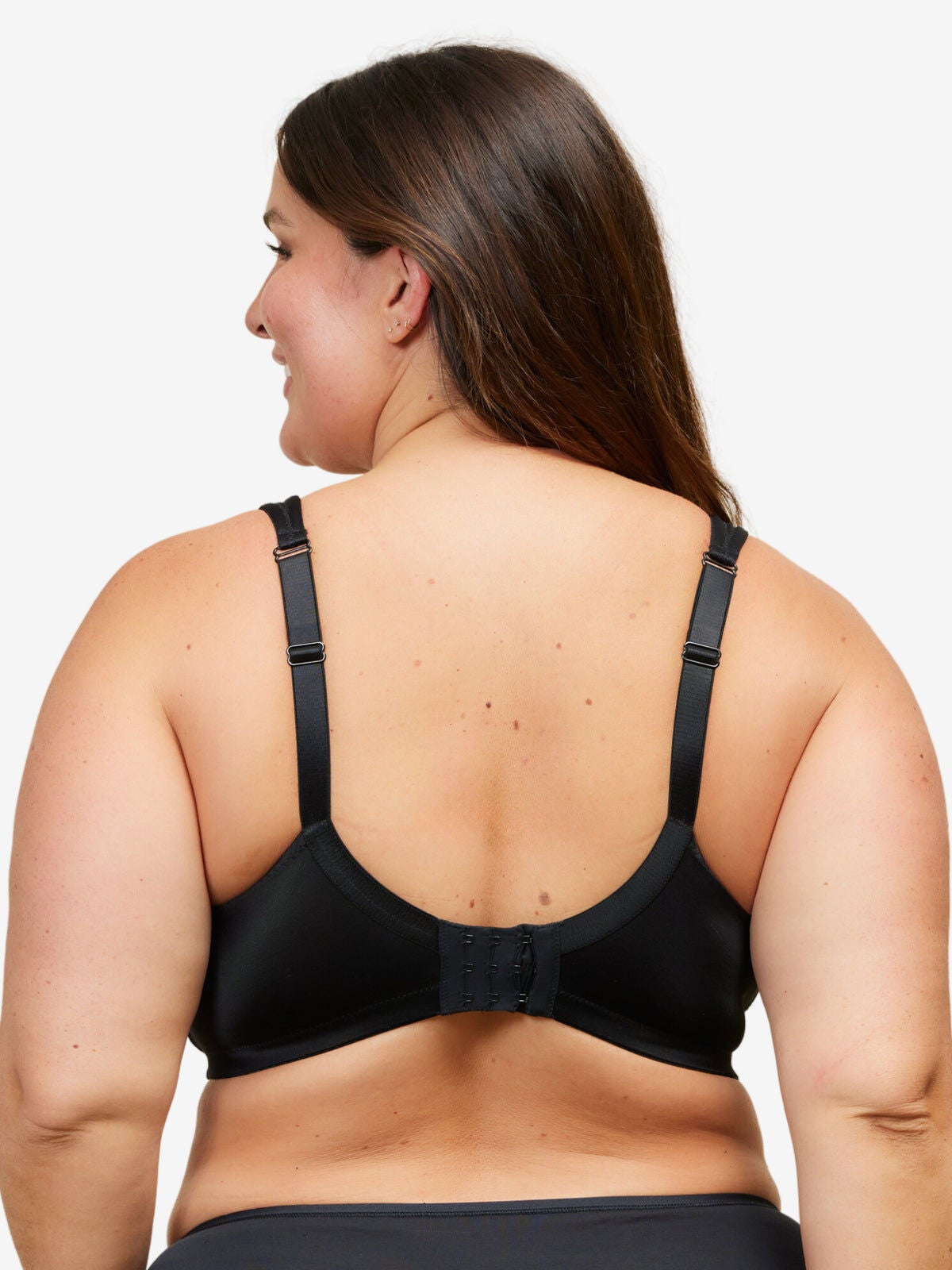 The Claire - Everyday Wirefree Comfort Bra, BLACK, on-hover image number 1