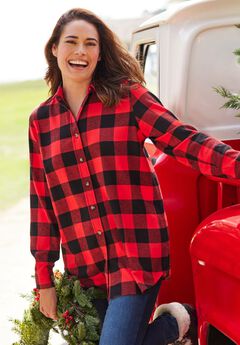 Plus Size Red Tops for Valentine
