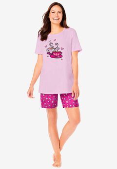 Plus Size Matching Pajama Sets