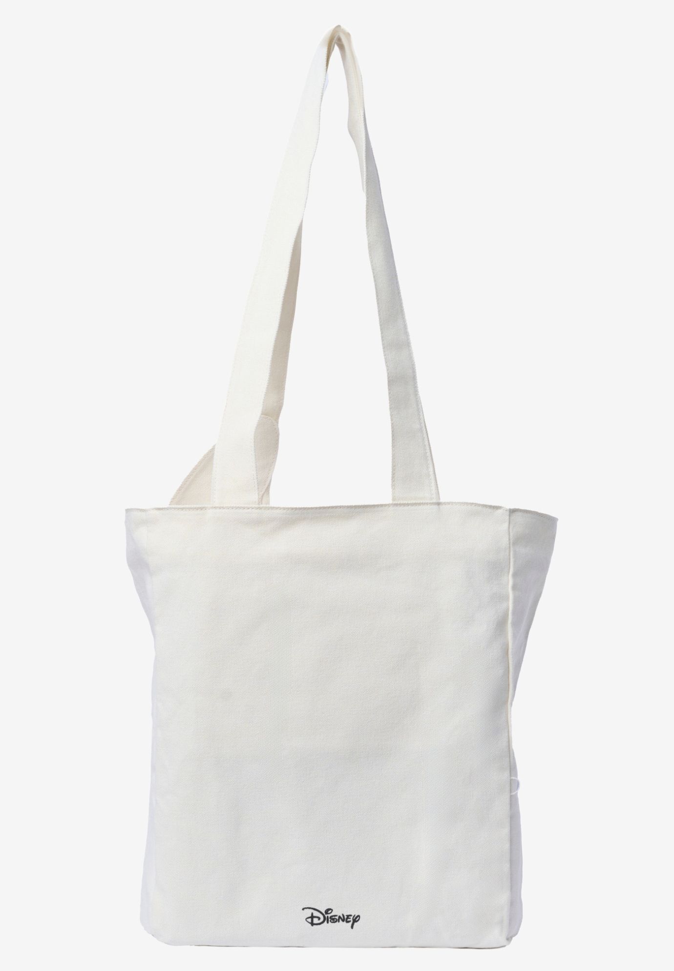Disney Stitch Die-Cut Canvas Tote Bag with Shaped Top, BEIGE, on-hover image number 1