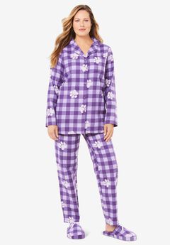 Plus Size Flannel Sleepwear