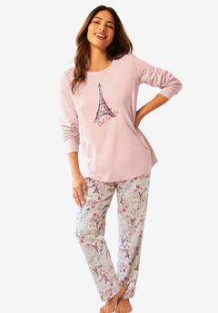Long Sleeve Knit PJ Set