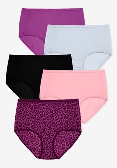 Full Coverage Nylon Brief 5-Pack