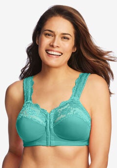 Plus Size Front Close Cotton Bras