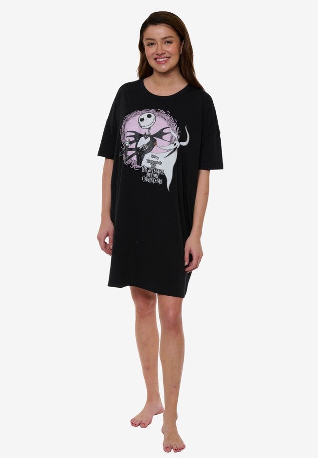 jack skellington dress shirt T - The Nightmare Before Christmas, Black/White, XXL The Nightmare Before Christmas Jack