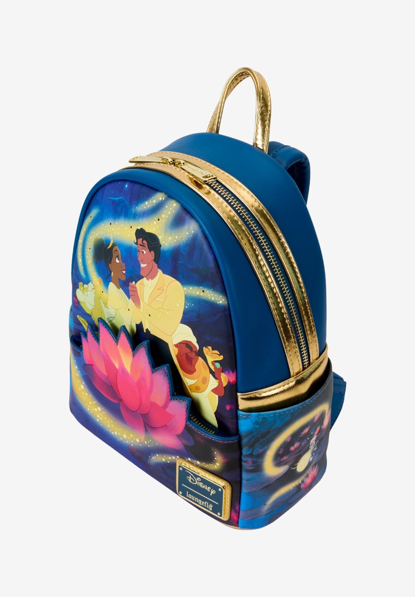 Loungefly x Disney Princess And The Frog Mini Backpack, BLACK, alternate image number 4