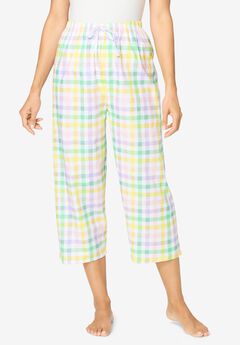 Woven Sleep Capri Pant