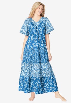 Long Tiered Print Lounger