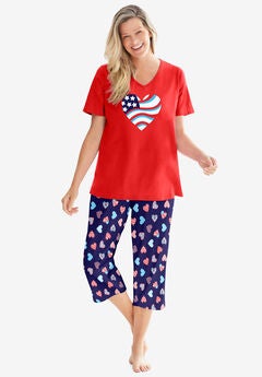 2-Piece Capri PJ Set