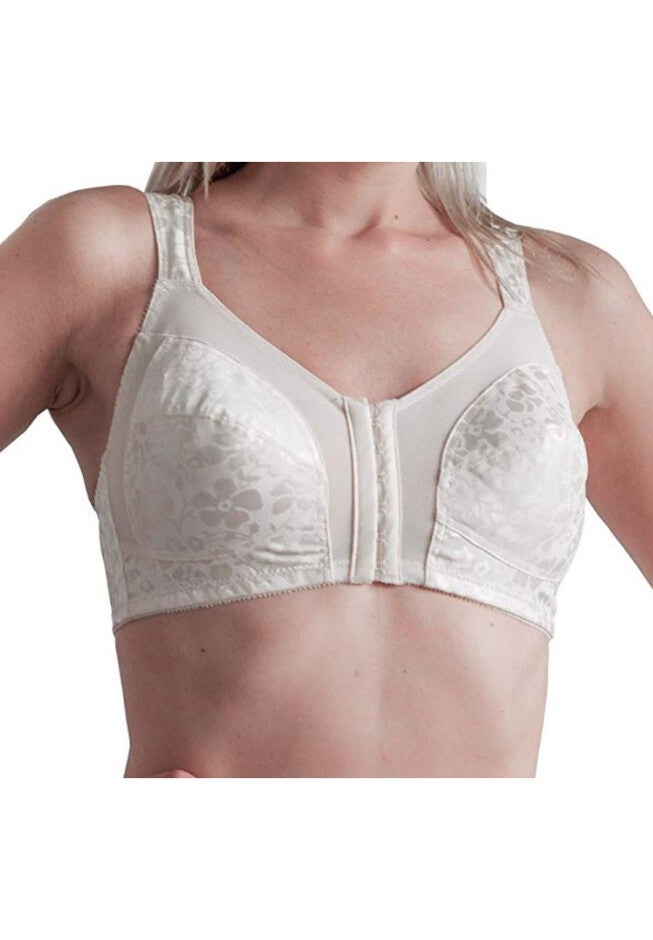 Front Closure Printed Soft Cup Bra , BLUSH, hi-res image number null