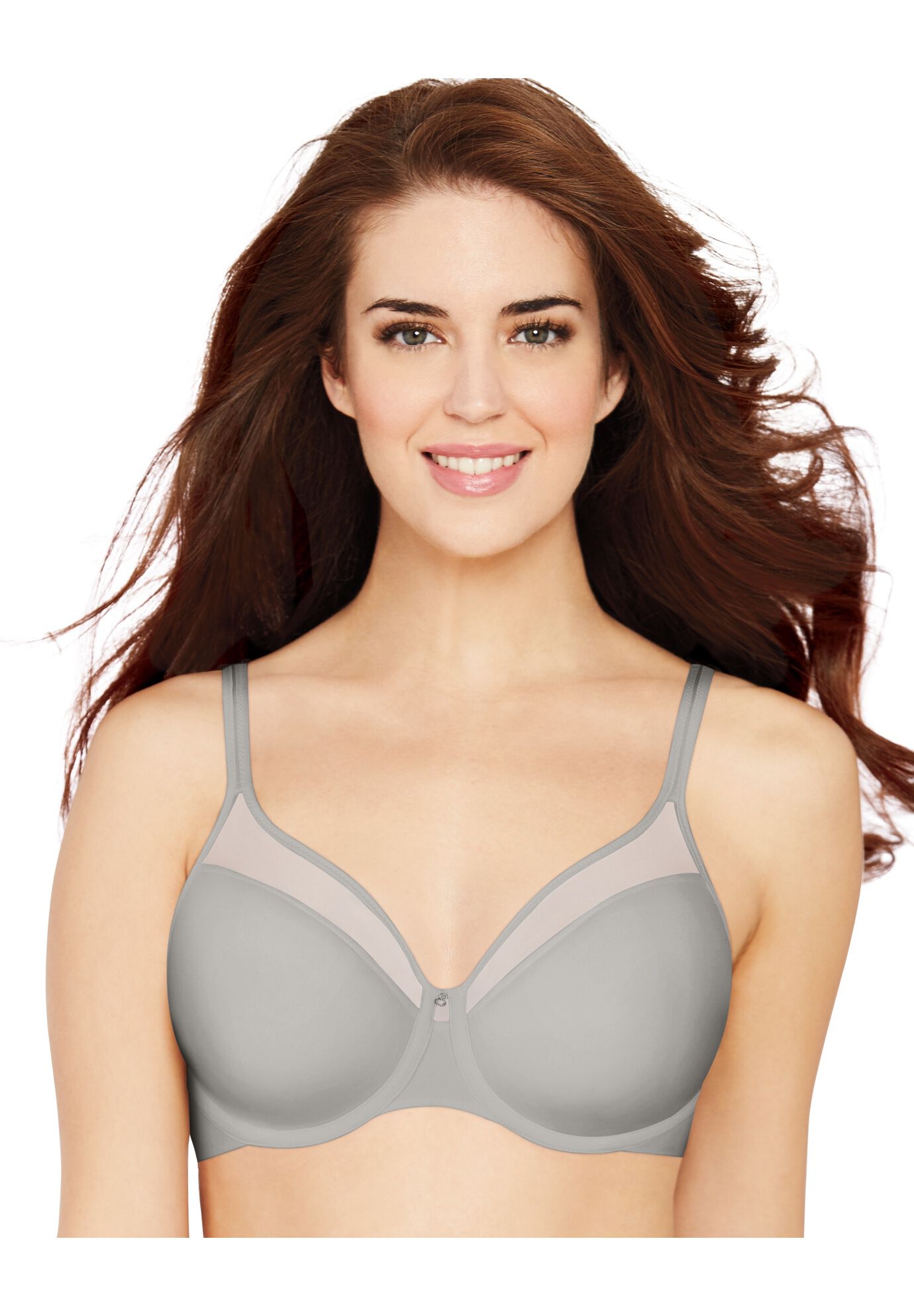 One Smooth U&reg; Ultra LightIllusion Neckline Underwire Bra DF3439, CRYSTAL GREY, hi-res image number 0