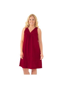 Exquisite Form® Sleeveless Short Sleep Gown