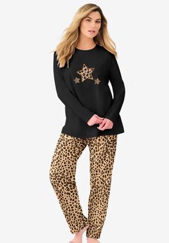 Long Sleeve Knit PJ Set