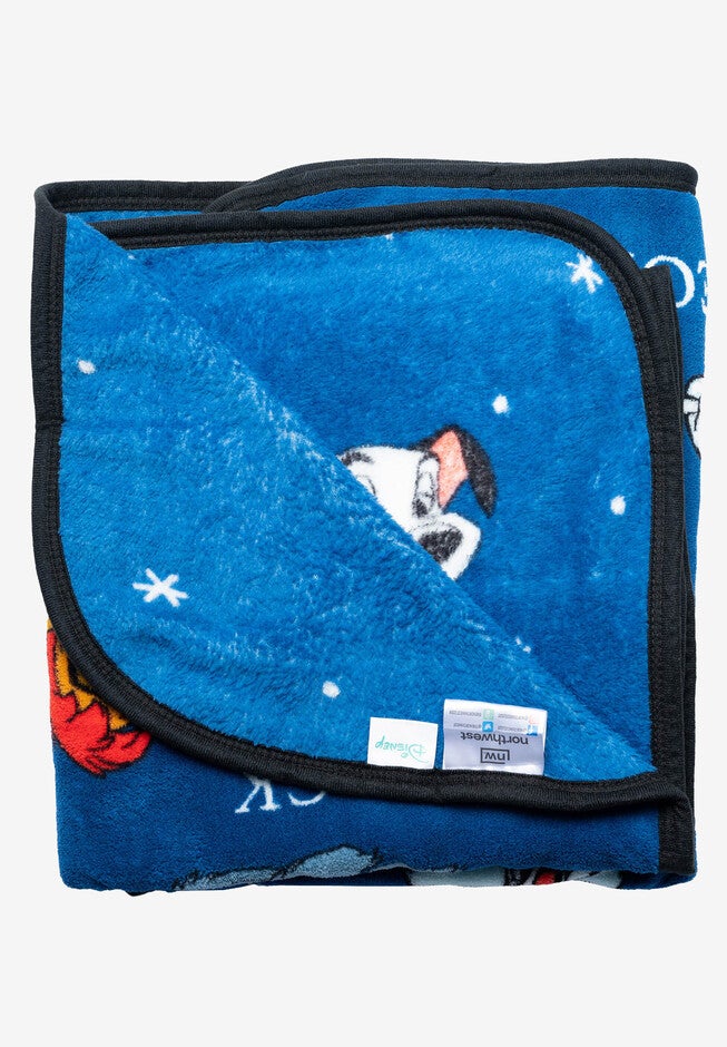 Disney Dogs Throw Blanket 46 inches x 60 inches Plush Lady & The Tramp Jock Dodger Copper, , alternate image number null