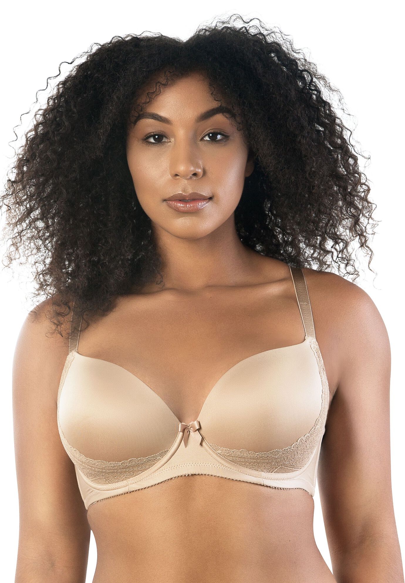 Casey Plunge Molded T-Shirt Bra, EUROPEAN NUDE, hi-res image number 0