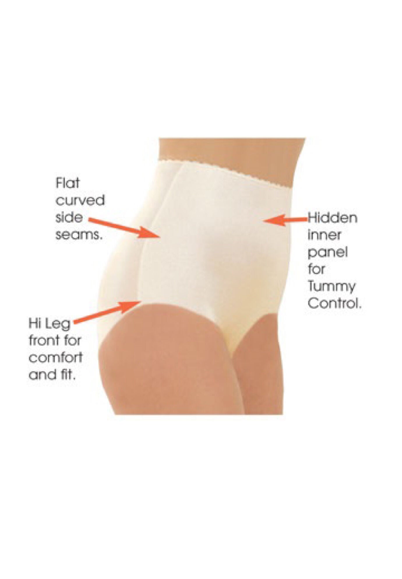 Light Shaping High Leg Panty Brief, , on-hover image number 1