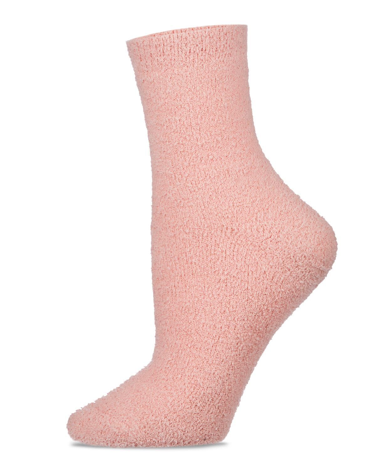Women's Gel-Lined Solid-Color Citrus Scented Ankle Sock, PINK, hi-res image number 0