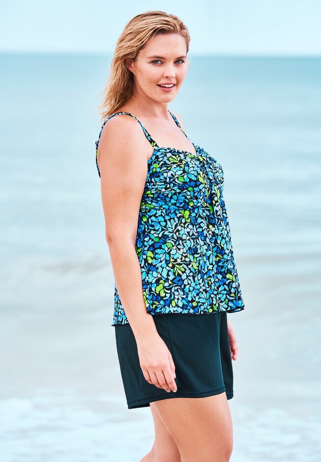 Flyaway Tankini Top , , alternate image number 2