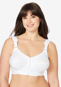 Jacquard Front-Close Wireless Bra