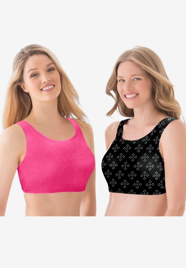 Wireless Sport Bra 2-Pack, GEO ASSORTED PACK, hi-res image number 0