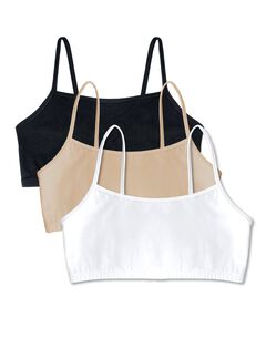Bestform Spaghetti Strap Cotton Pullover Sports Bra 3-Pack - 5009036PP