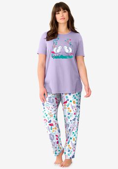 Graphic Tee PJ Set