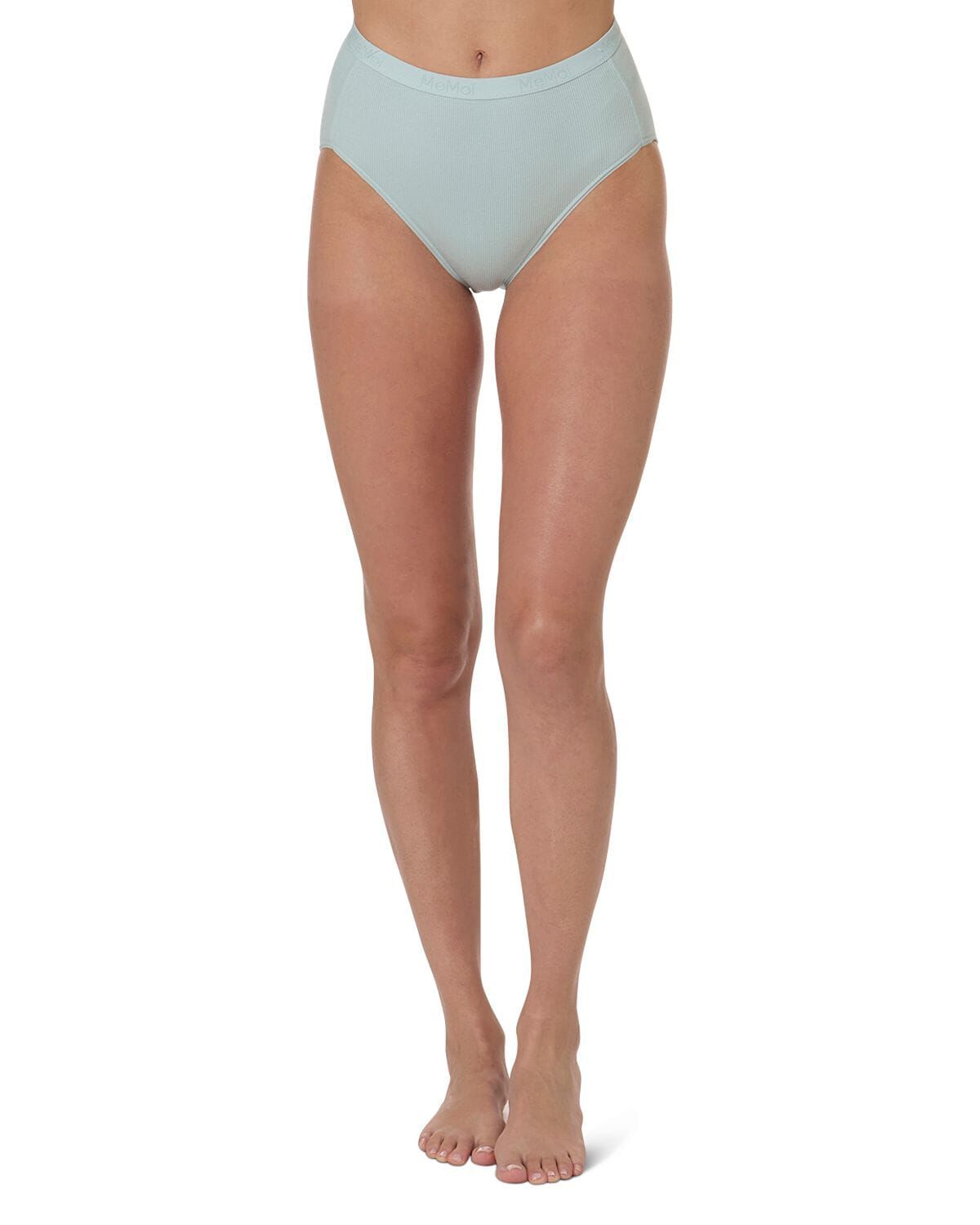 Women's 3 Pair Pack Ribbed Briefs, CLOUD BLUE, alternate image number 1