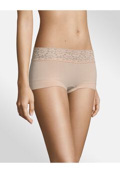 Cotton Dream® Boyshort With Lace