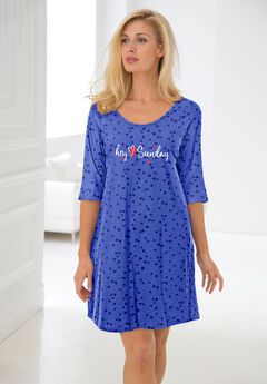 Three-Quarter Sleeve Sleepshirt