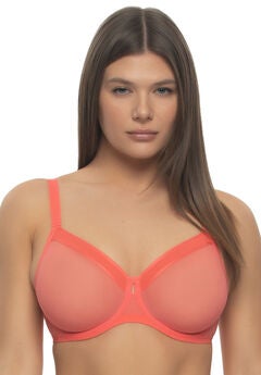Ethereal Sheer Mesh Unlined Underwire Bra