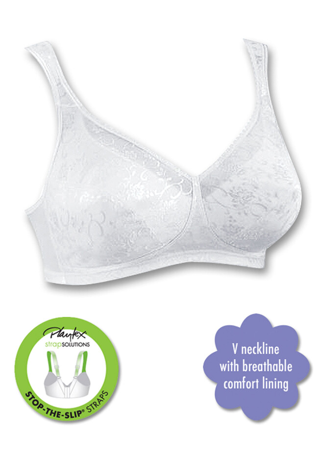 18-Hour soft cup floral patterned bra by Playtex®