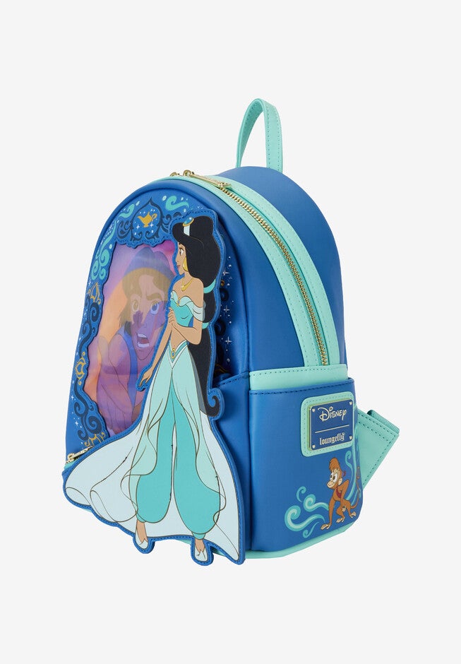 Loungefly X Disney Princess Jasmine Aladdin Lenticular Mini Backpack, , alternate image number 3