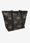 Star Wars Zippered Travel Tote Bag All-over Metallic Logo Shoulder Handbag, , alternate image number null