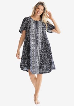 Short Sweeping Printed Lounger