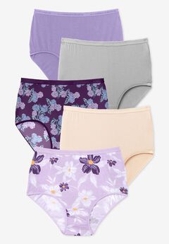 5-Pack Tag-free Full Coverage Cotton Brief