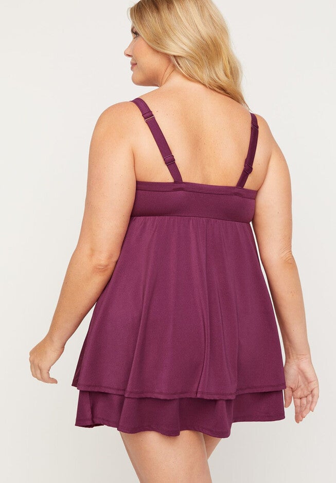 Seaside Shimmer Swim Tankini Top, , on-hover image number null
