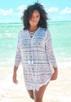 White Beach Cover Ups