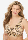 Wireless Microfiber T-Shirt Bra, LEOPARD, hi-res image number null