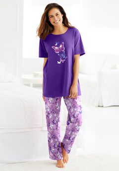 Graphic Tee PJ Set
