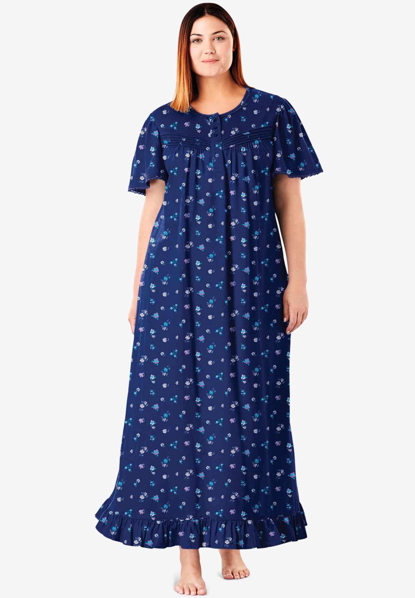 Romans plus size nightgowns Clearance
