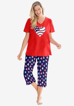 2-Piece Capri PJ Set