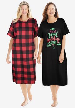 2-Pack Long Sleepshirts
