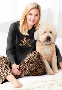 Long Sleeve Knit PJ Set