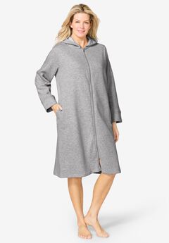 Short Hooded Sweatshirt Robe