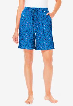 Print Pajama Shorts