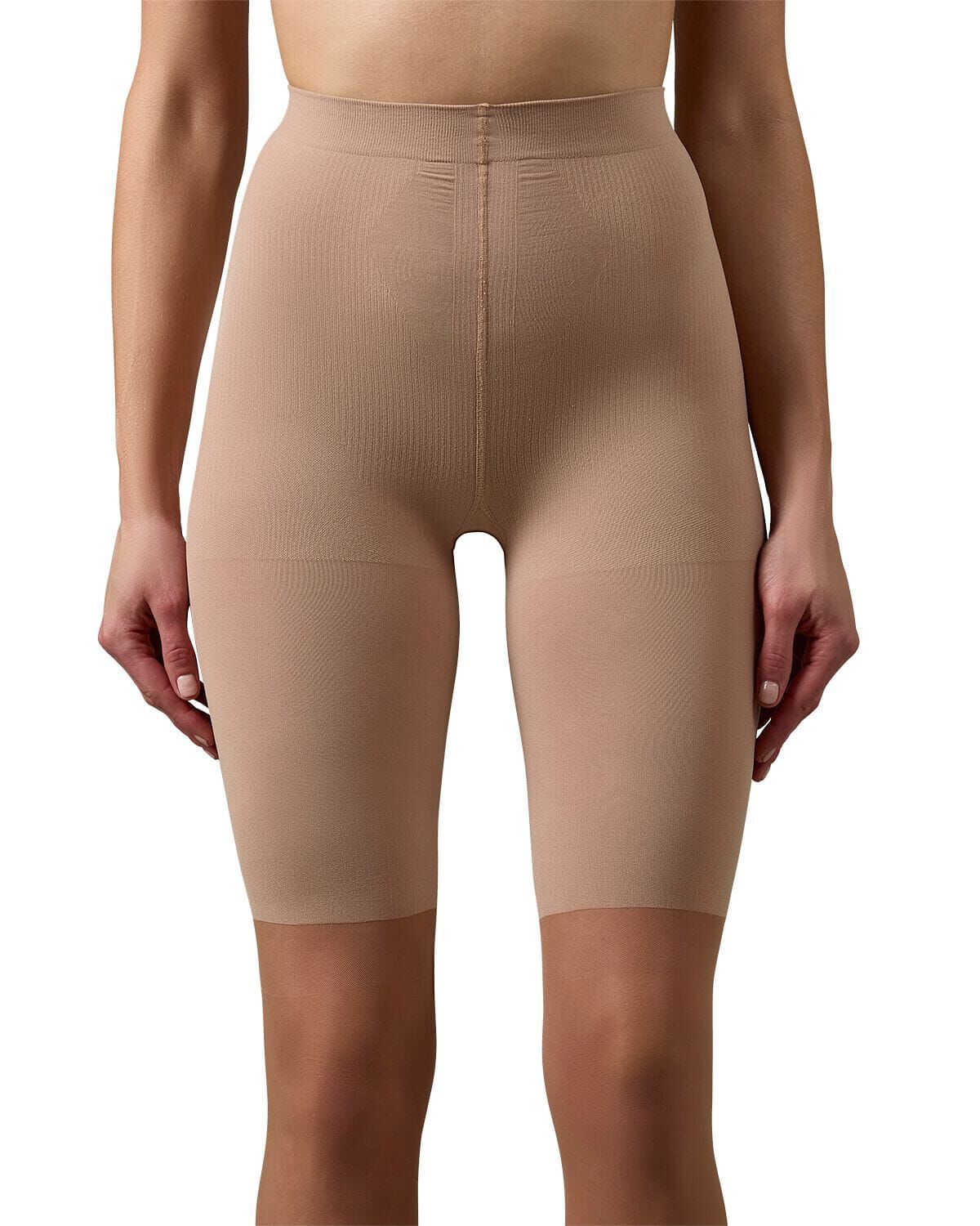 Half & Half Support Leg Tights, NUDE, alternate image number 3