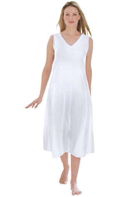 Lace-Trim Slip , , alternate image number null