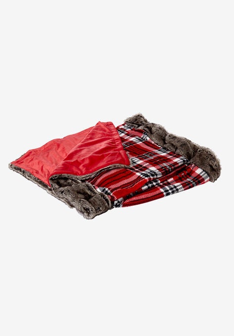 Plaid 2-Piece Pillow & Throw Set, PLAID, hi-res image number null